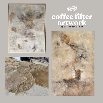 From Brew to Brush: How One Artist Turns Coffee Filters Into Earthy Works of Art