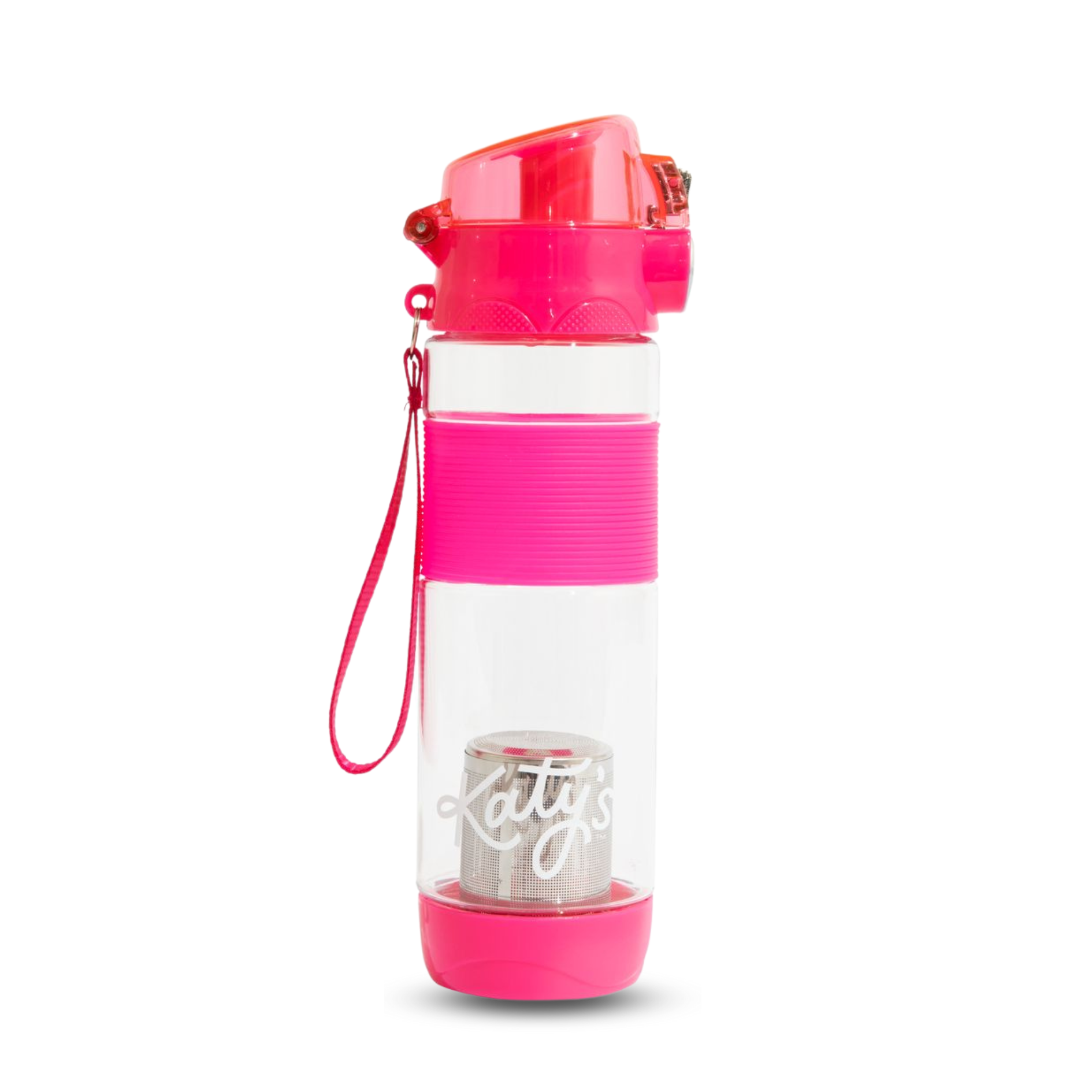 16OZ Tritan Kids Water Bottle with Flip Straw, Flexible Carry