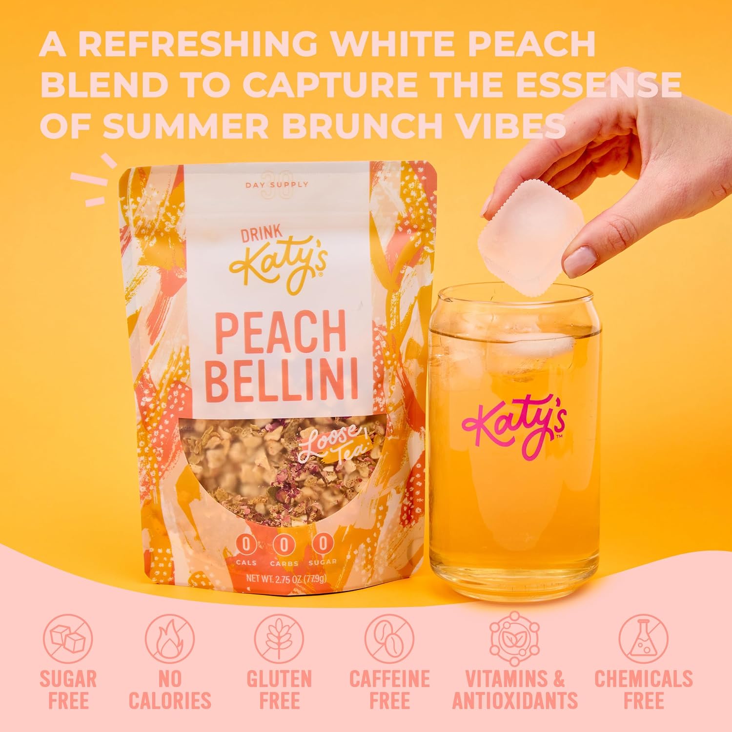 Peach Bellini Tea | Drink Katy's®