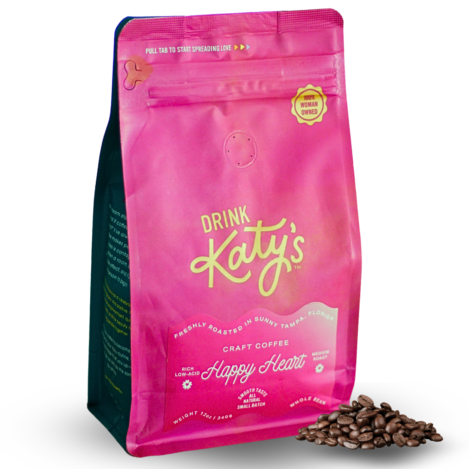 Happy Heart Medium Roast Coffee (Whole Bean)