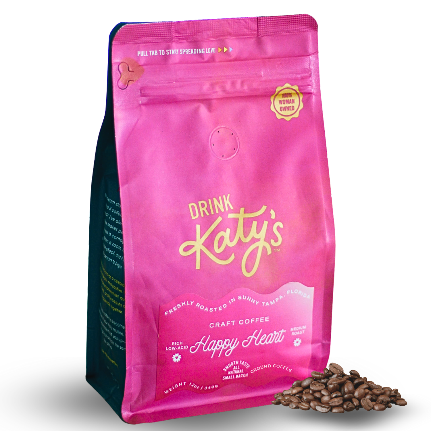 Happy Heart Medium Roast Coffee (Whole Bean)