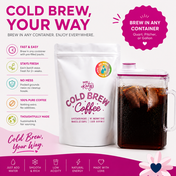 Cold Brew Coffee Bags (6 Packs)