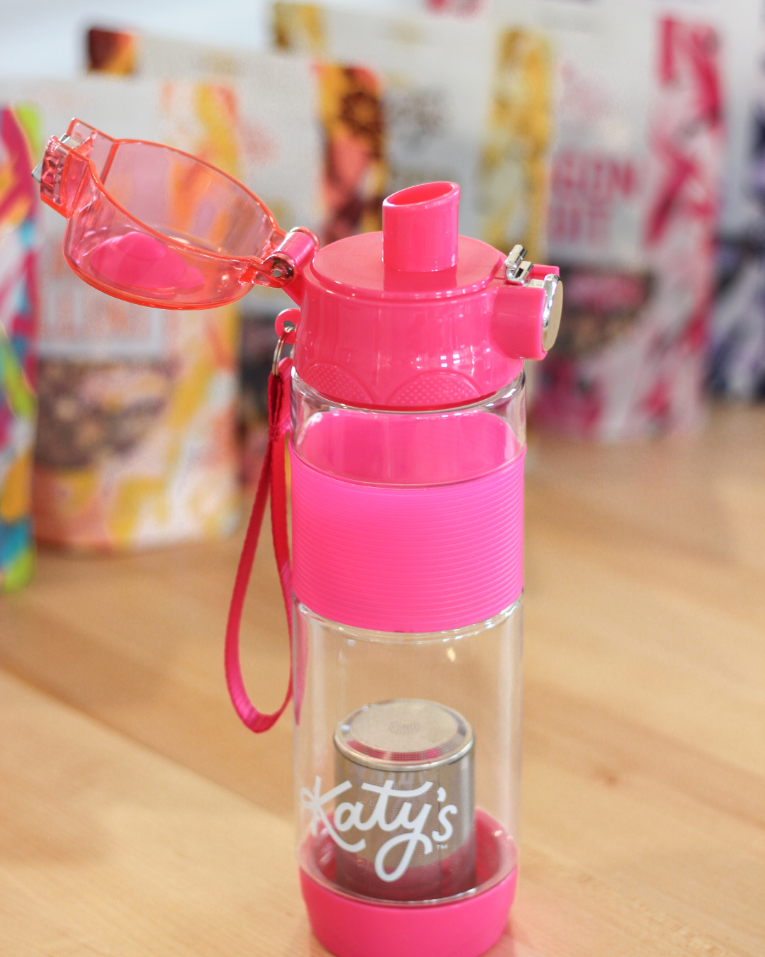 16oz Tritan Kids Water Bottle With Flip Straw Flexible Carry